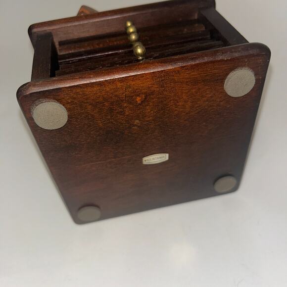 Vintage Classic Car Coaster 5 Set Wooden Roadster Wood Coaster Set Car - Picture 6 of 7